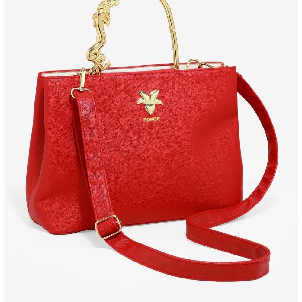 Brand New Loungefly Mulan Disney Honor Handbag Crossbody Hybrid